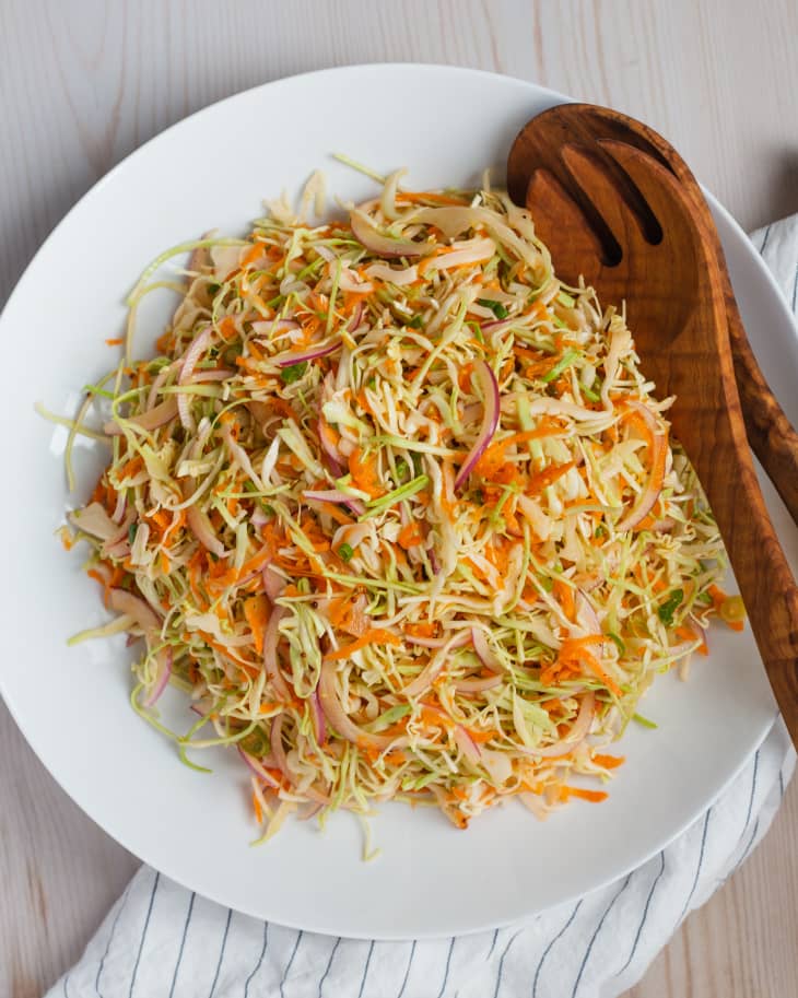 No Mayo Coleslaw Recipe The Kitchn